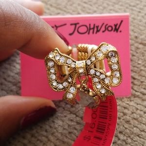 Betsy Johnson cocktail ring